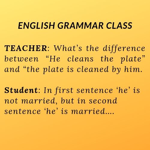 English Grammer Jokes