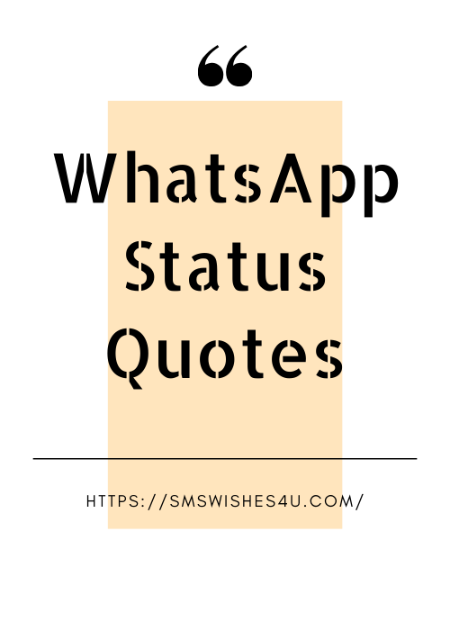 Whatsapp status quotes