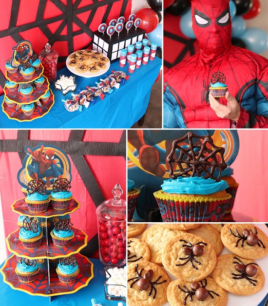 Spiderman theme birthday party