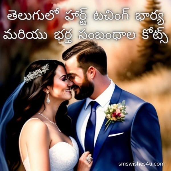 Heart touching wife and husband relationship quotes in telugu